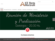 Tablet Screenshot of icerecta.org